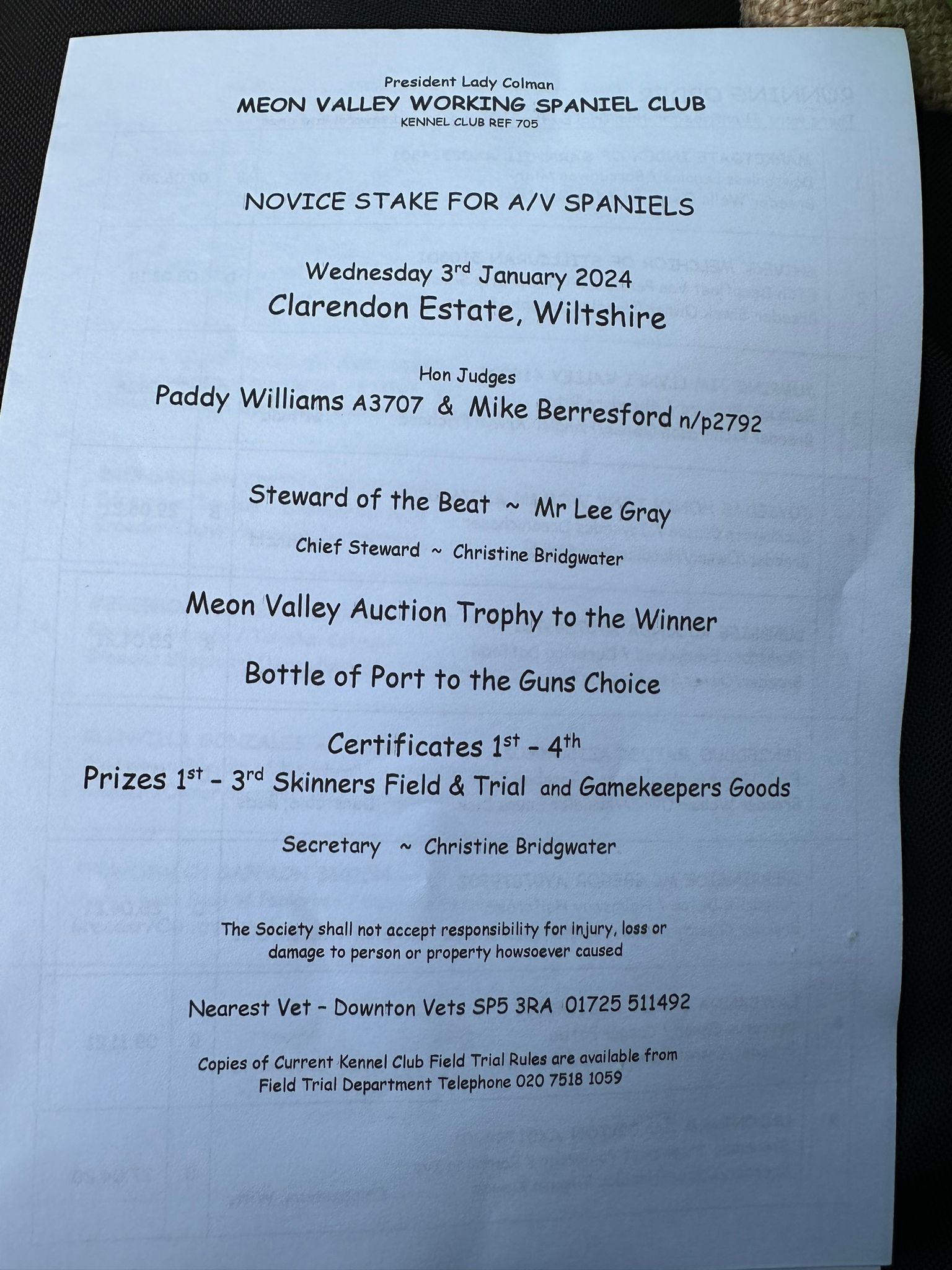 Meon Valley Card