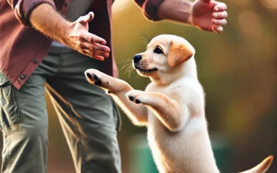 How to train your puppy not to jump up